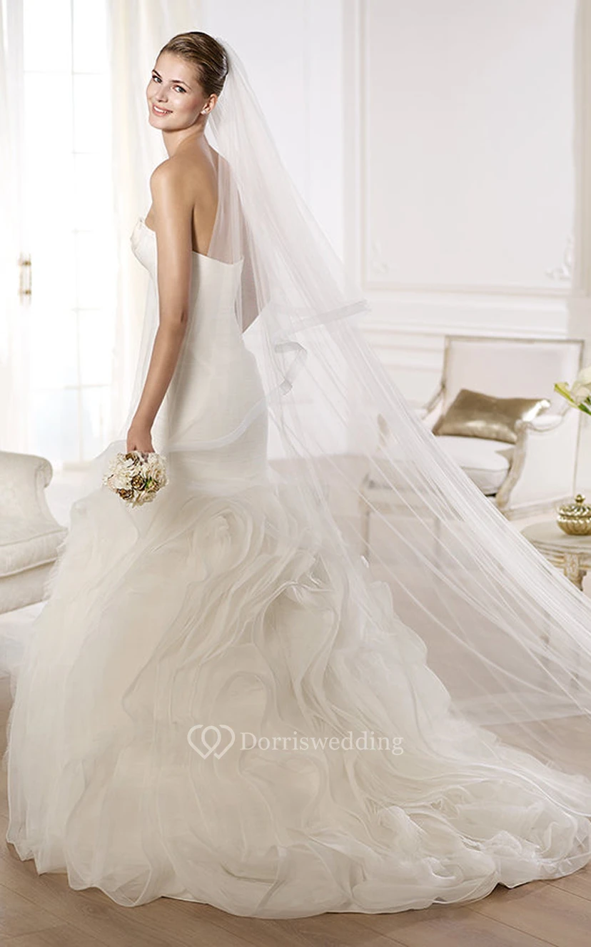 Wonderful Sweep Sweetheart Fishtail Gown view 2