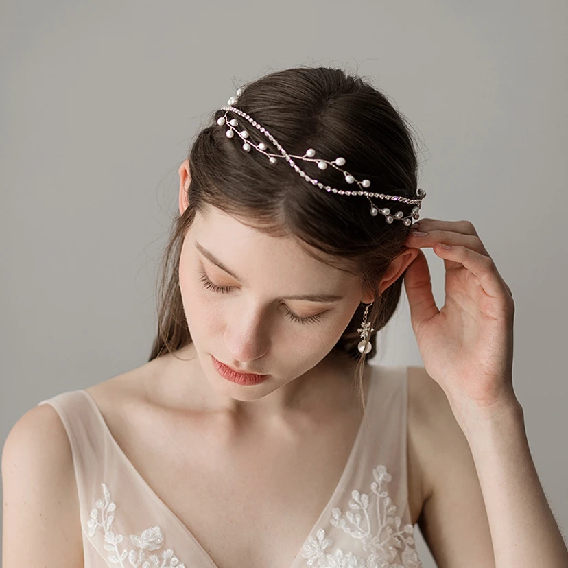 Simple Style Headbands with Beads view 2