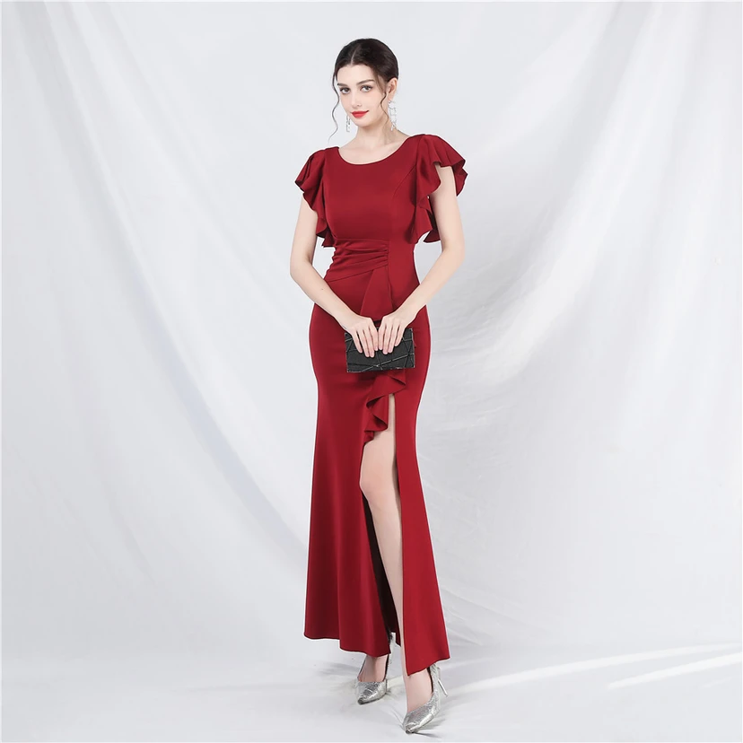Wedding Celebration Exhibition Car Model Long Dress Skirt view 45