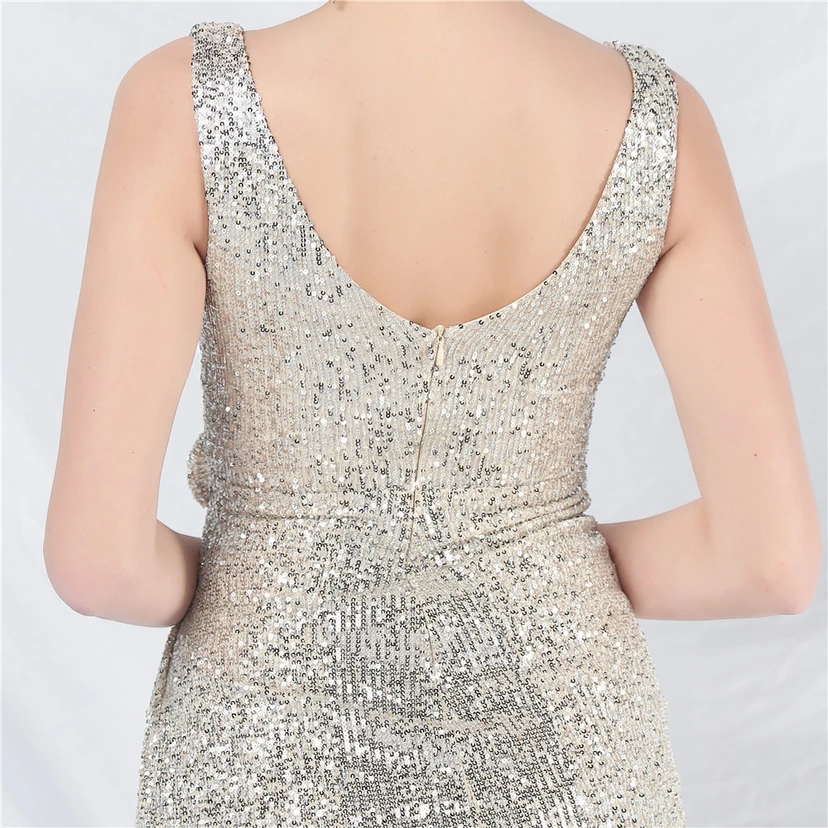 Craft Flower Sequined Sexy Short Skirt Daily Small Dress view 34