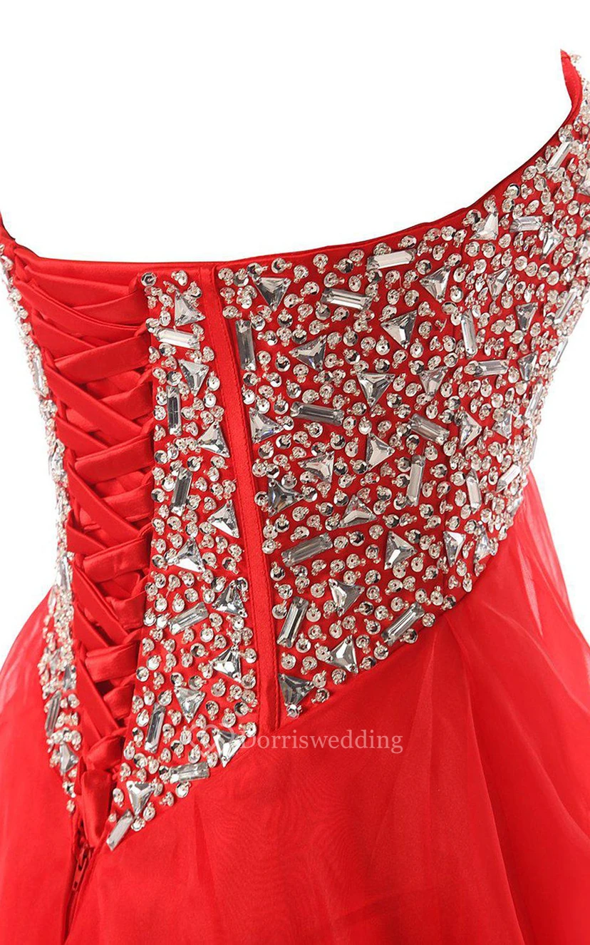 Sweetheart A-line Gown With Beaded Bodice view 4
