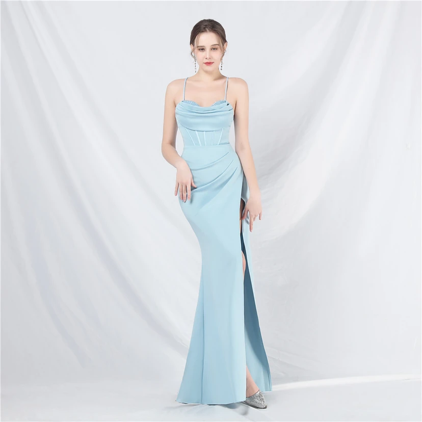 Palace Fishbone Weste, Taillenbesatz, aufwendige Perlenstickerei, Tube-Top, Strumpfhalter, High-End-Abendkleid view 2