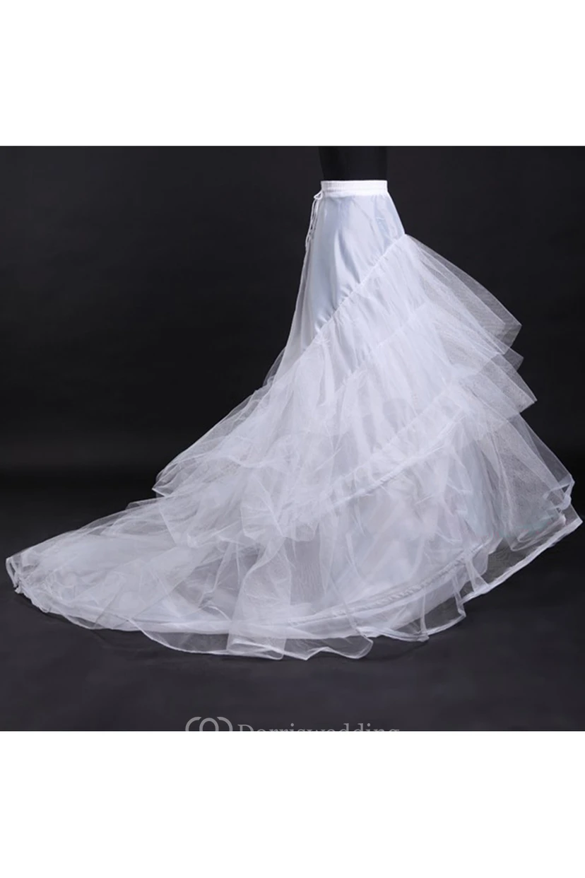 Super Large Fluffy Wedding Dress Rims Skirts Boneless Multi-layer Trailing Skirt Petticoat