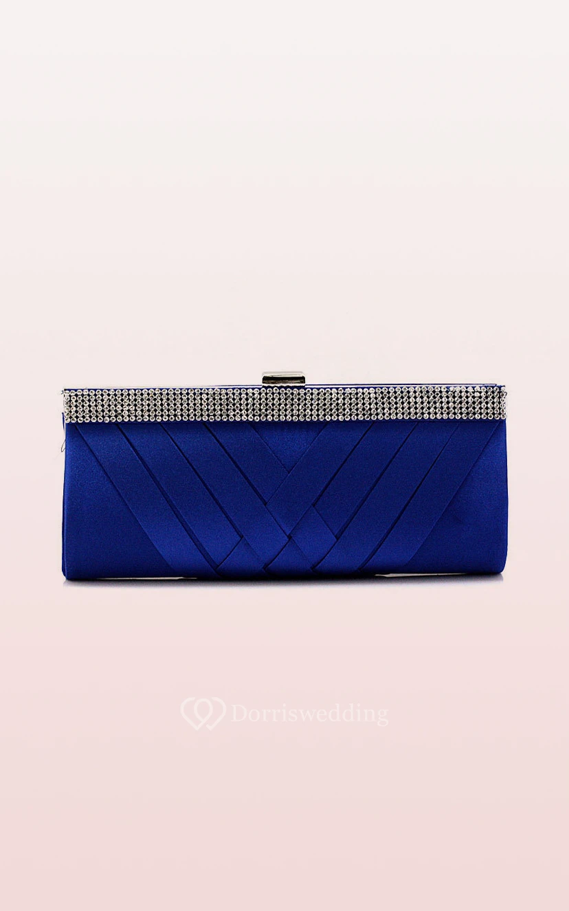Rhinestone Woven Clutch view 9