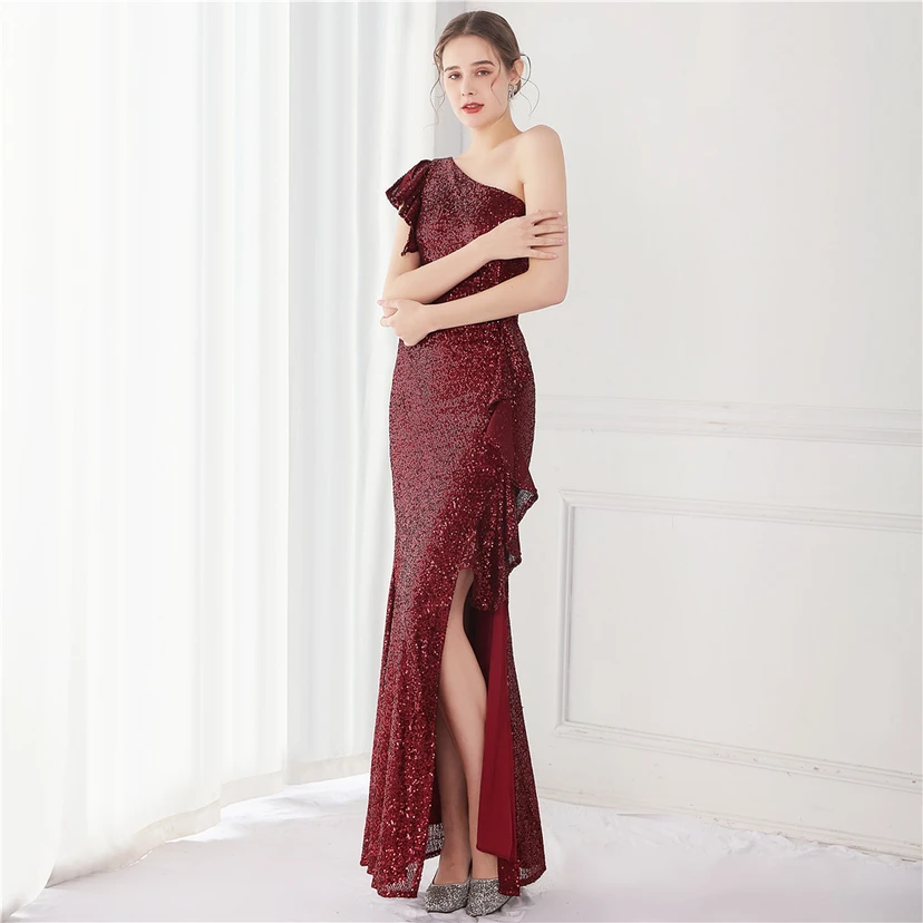 Fairy Dream Celebrity Party Party Evening Sexy Long Slim Toast Bride view 19