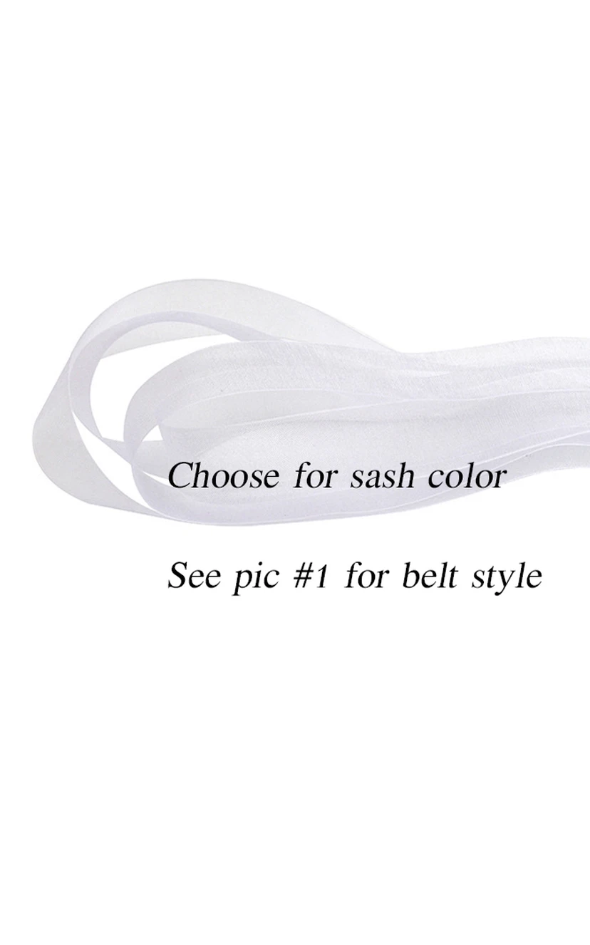 Luxury Tied Belt with Rhinestone view 2