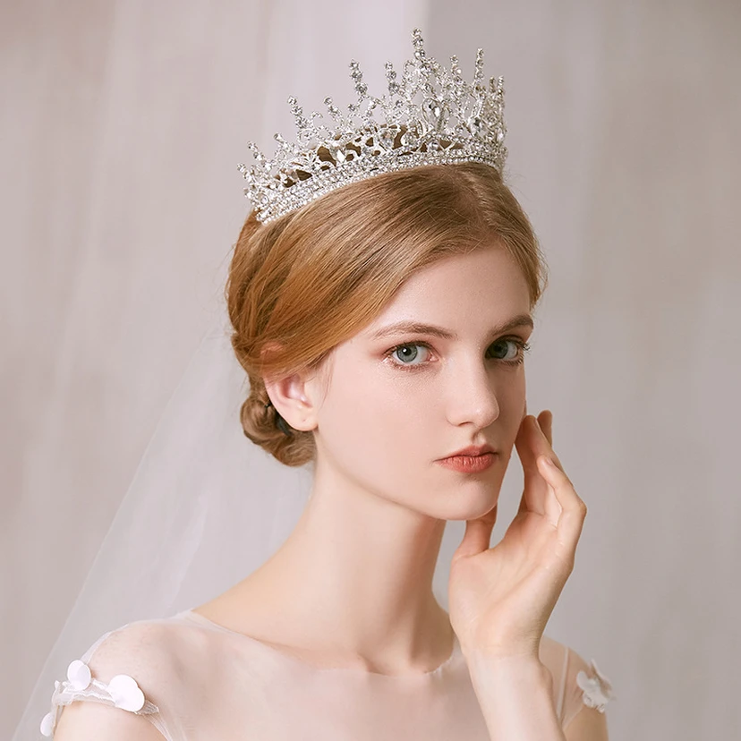 Princess Style Rhinestone Crown view 4