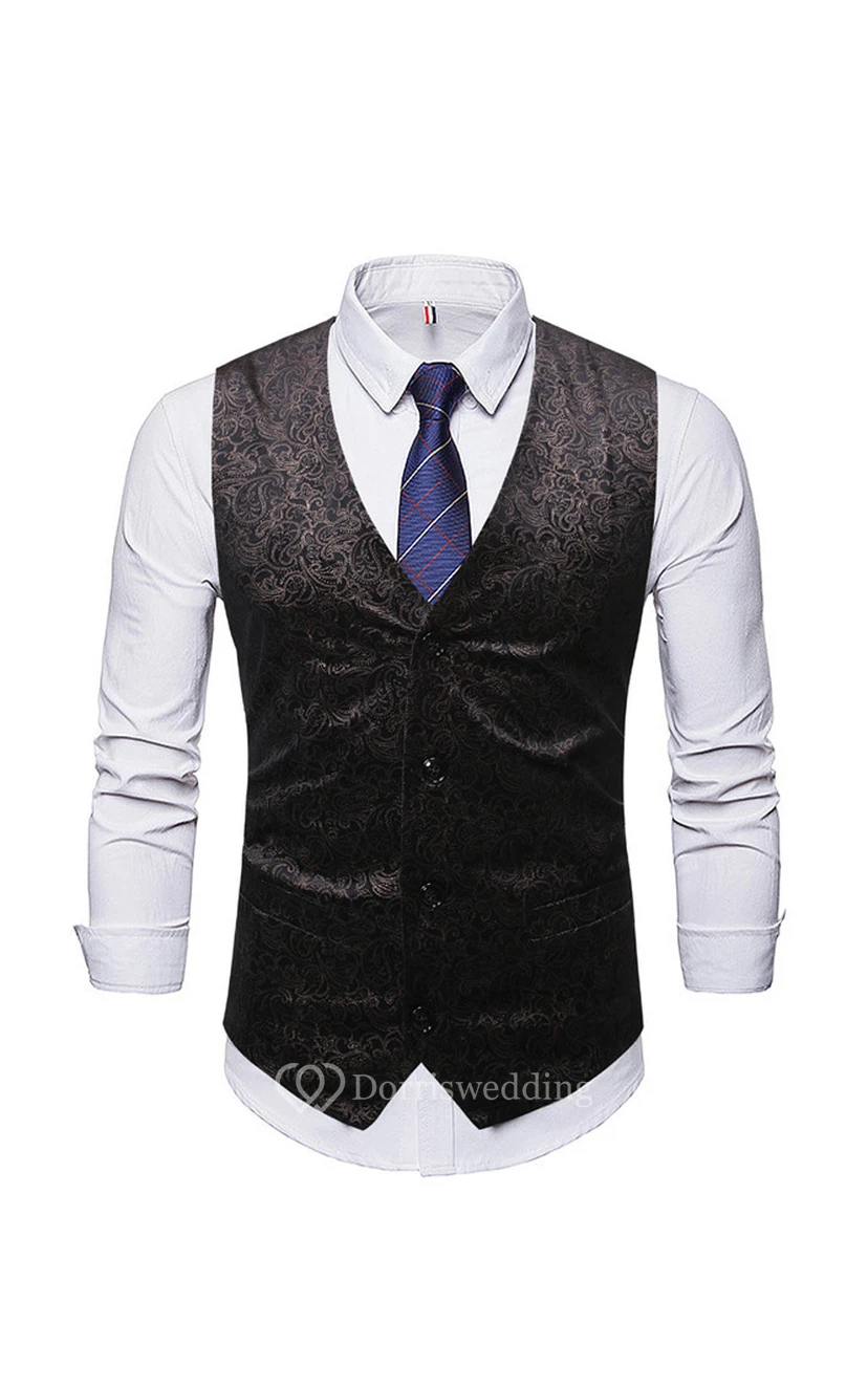Poly Classic Men's Vest-3 Color Options view 5