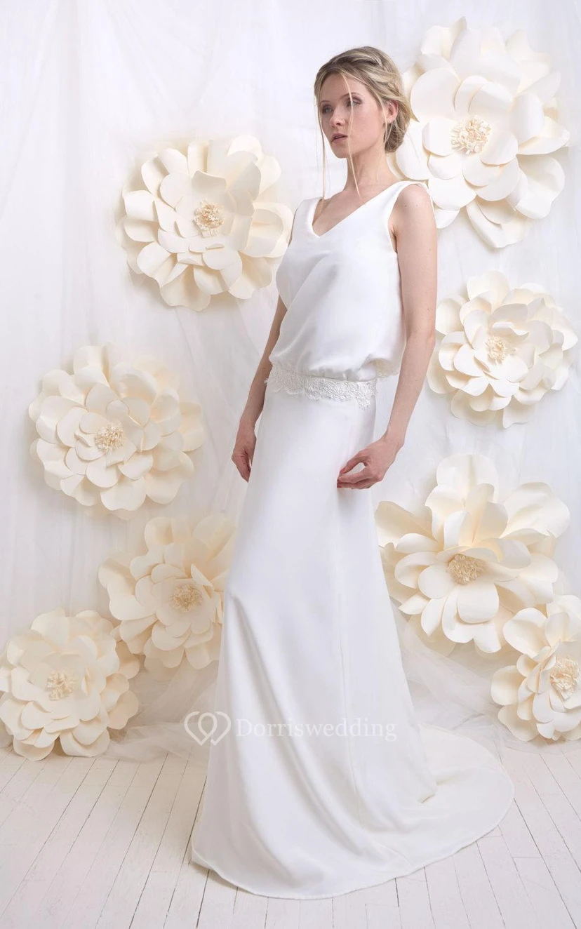 Romantic Wedding And French Lace Dress