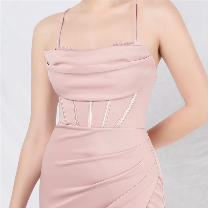 Palace Fishbone Weste, Taillenbesatz, aufwendige Perlenstickerei, Tube-Top, Strumpfhalter, High-End-Abendkleid view 53