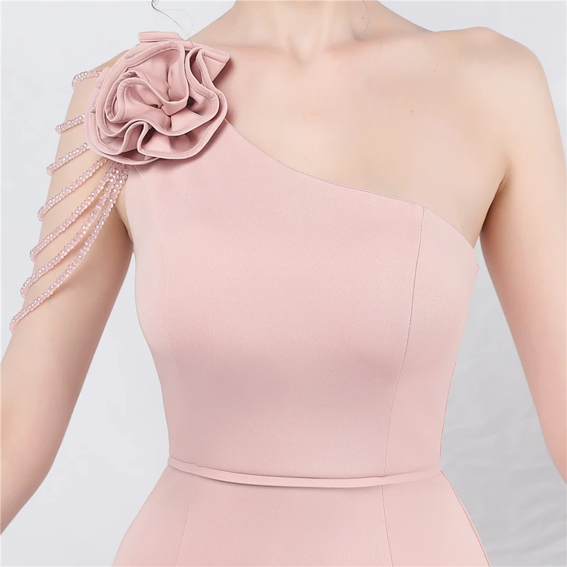 Craft Beading Flower Dinner Wedding Celebration Car Model Long Evening Dress view 16
