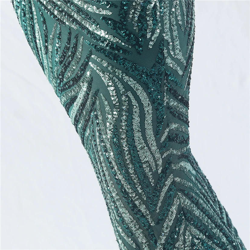 Palace Herringbone Waist Strap Heavy-Crafted Beaded High-End Evening Dress view 60