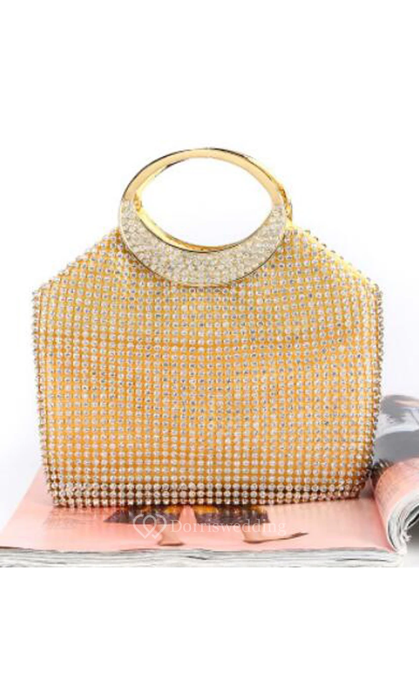 Crystal Clutch with Circle Handle view 2