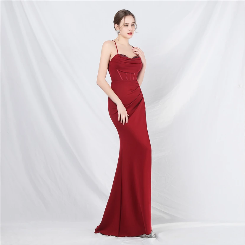 Palace Fishbone Weste, Taillenbesatz, aufwendige Perlenstickerei, Tube-Top, Strumpfhalter, High-End-Abendkleid view 21