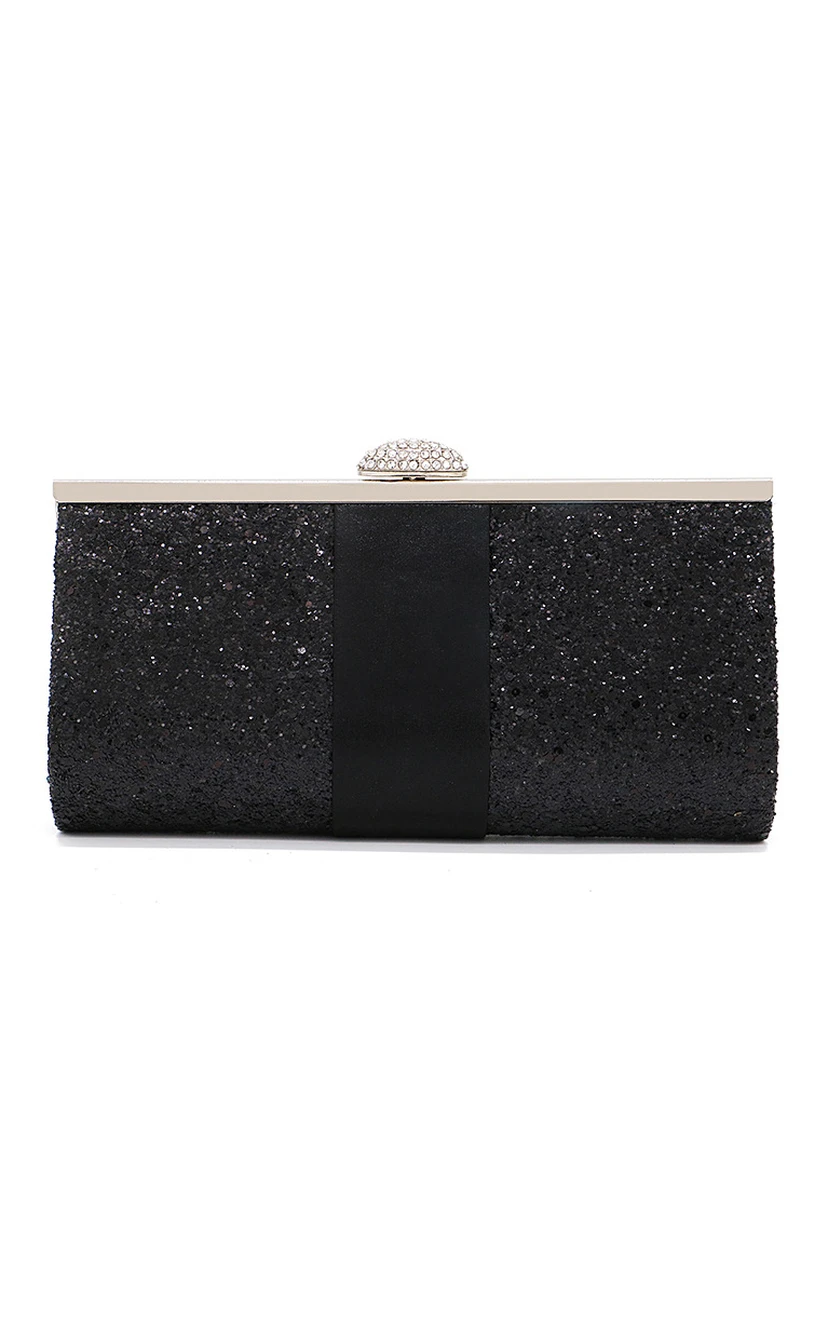 Sparkling Top Clasp Minaudiere view 4