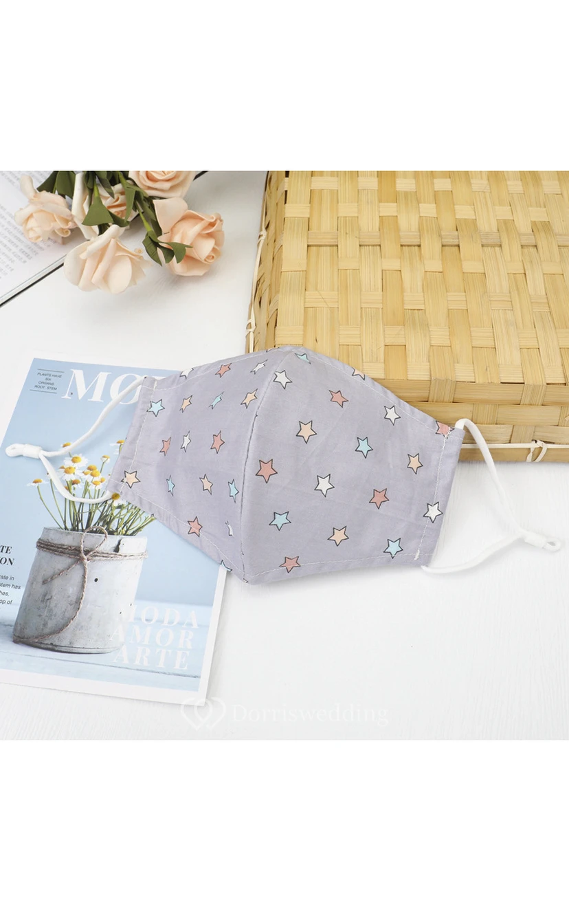 Non-medicial Floral Printed Cotton Reusable Face Mask In Multiple Colors view 13