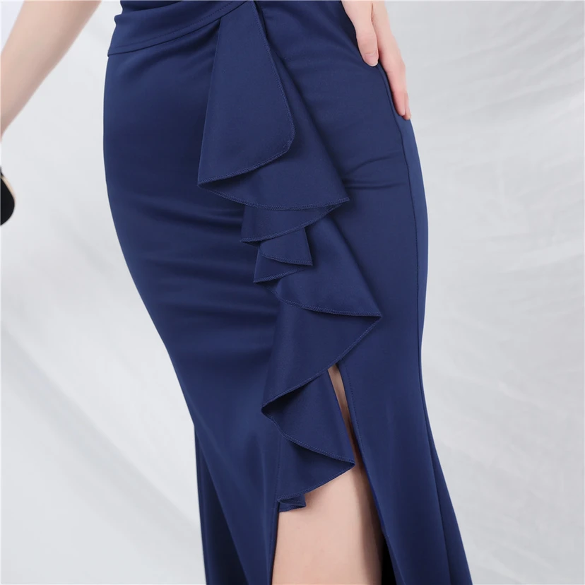 Wedding Celebration Exhibition Car Model Long Dress Skirt view 20
