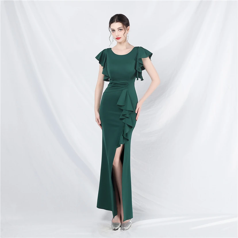 Wedding Celebration Exhibition Car Model Long Dress Skirt view 21