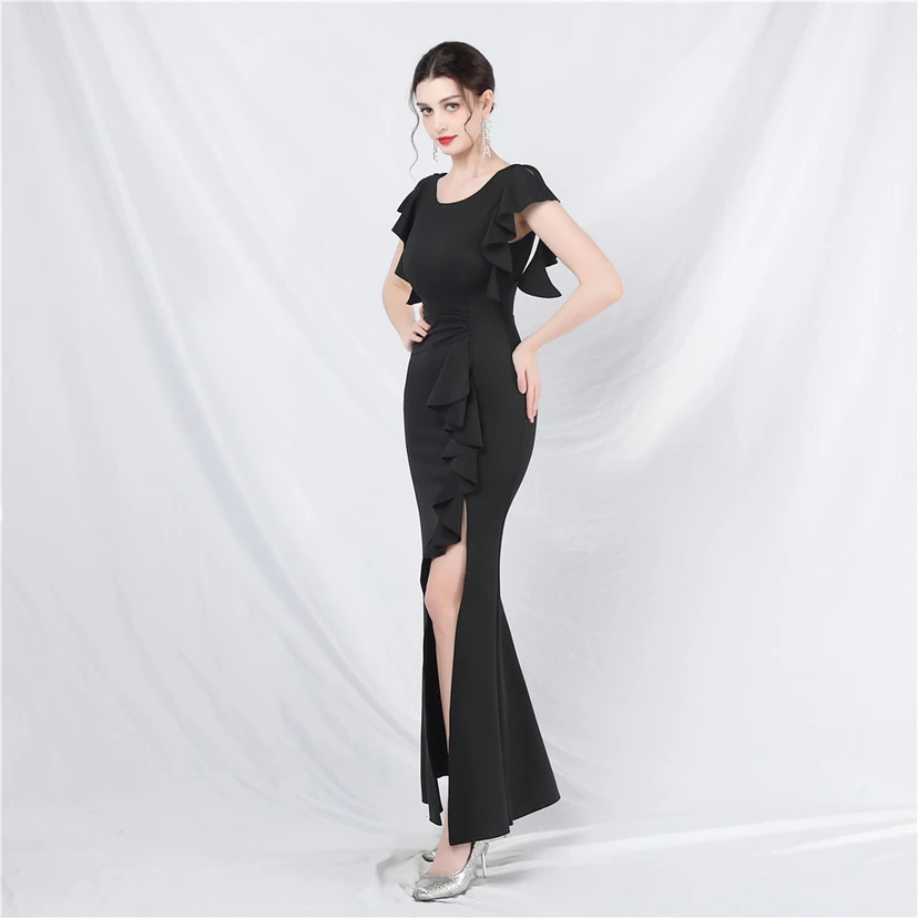 Wedding Celebration Exhibition Car Model Long Dress Skirt view 33
