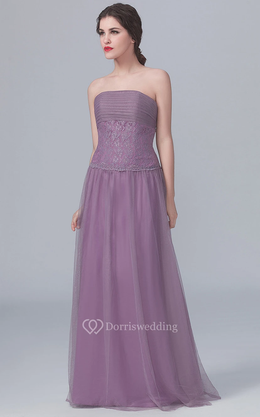 Robe bustier trapèze avec veste en dentelle à 3 ou 4 manches view 4