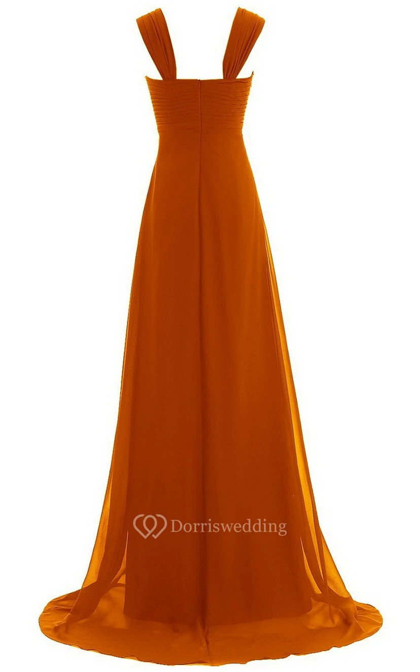 Sweetheart Beading Sweep Train With Zipper Back view 14