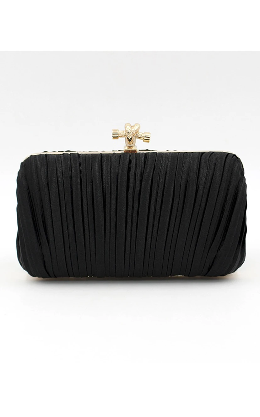 Satin Pleating Clutch view 2