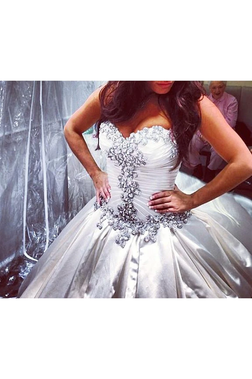 Modern Sweetheart Sleeveless Wedding Dress Spaghetti Strap With Beadings view 4