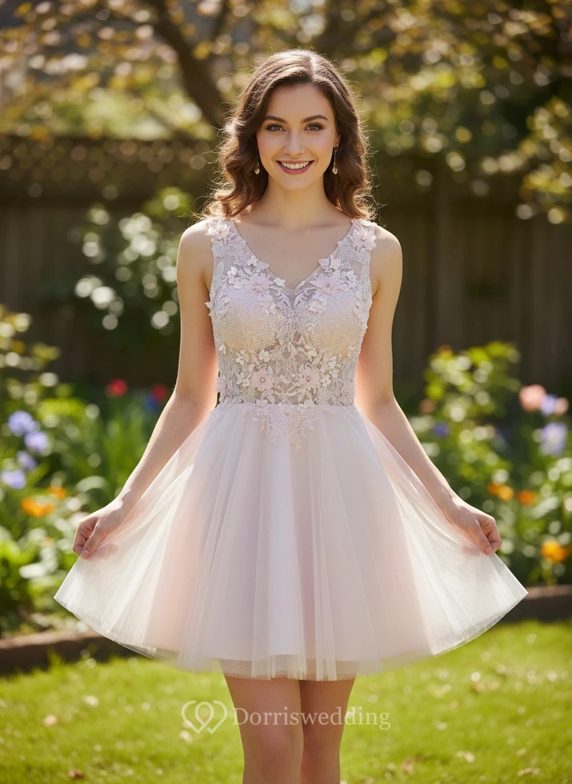 Vestido rosa para fiesta de quinceañera