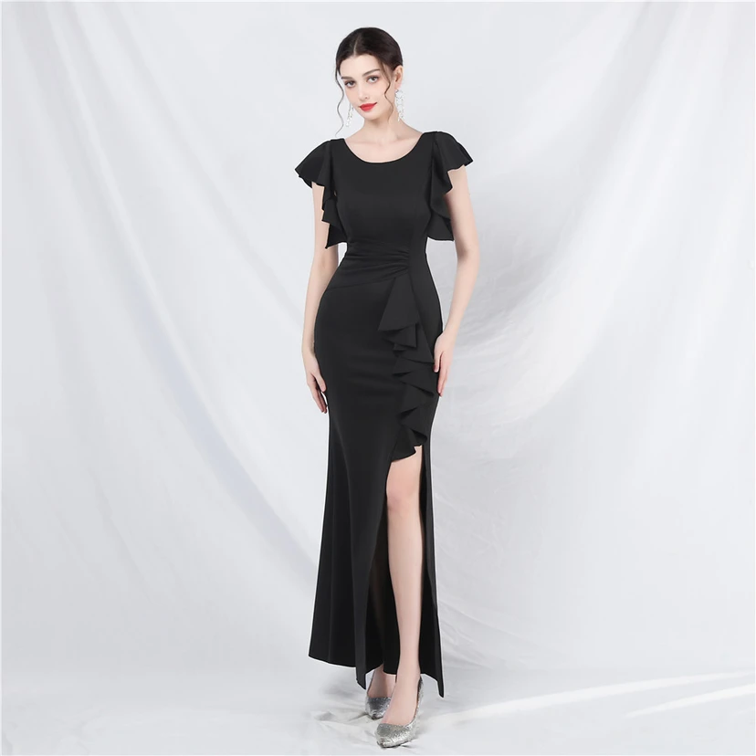 Wedding Celebration Exhibition Car Model Long Dress Skirt view 31