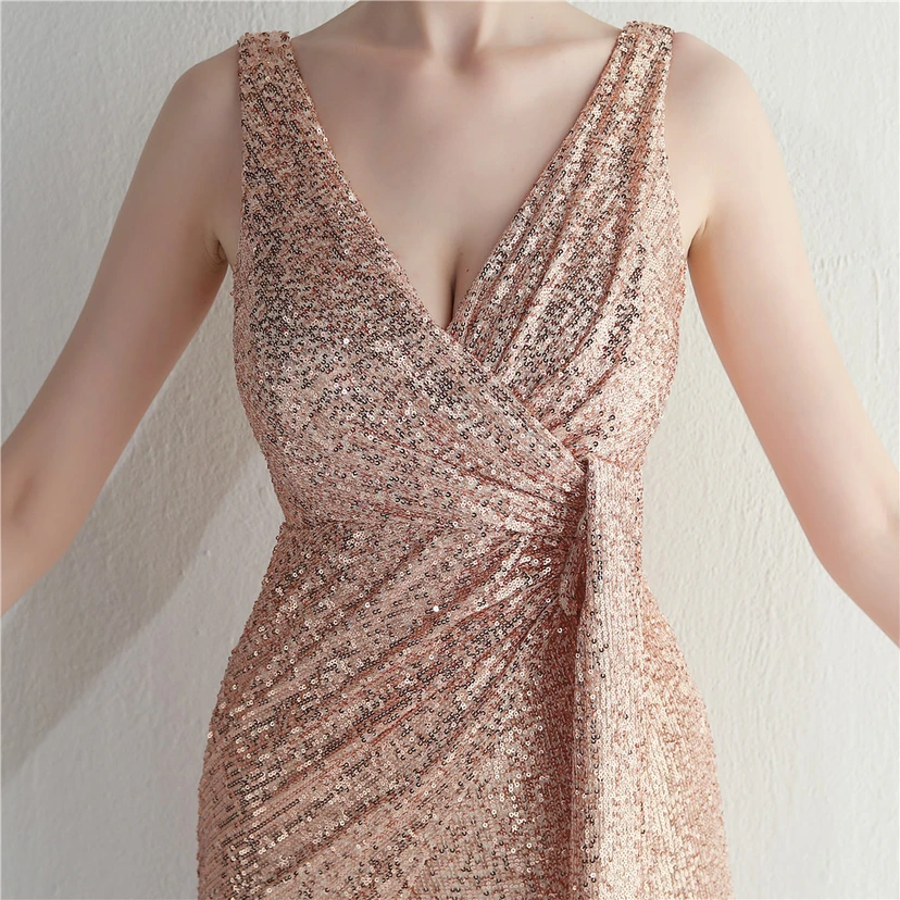 Paillettenkleid von Cross-Border Supply Boutique, ideal für Promi-Automodelle, Dinner-Auftritte und lange Abendkleider view 8