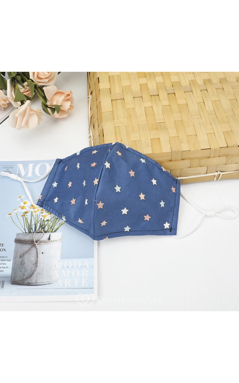 Non-medicial Floral Printed Cotton Reusable Face Mask In Multiple Colors view 11
