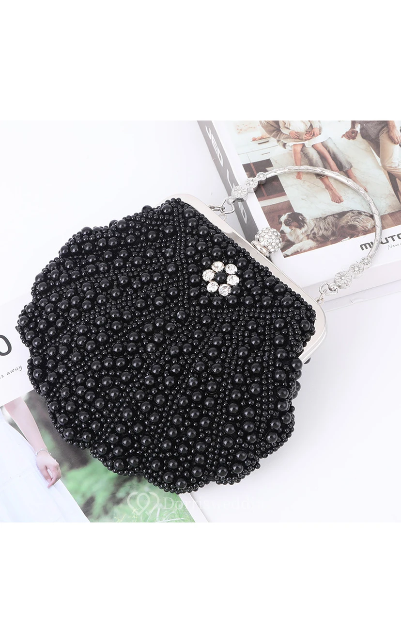 Shell Shaped Pearl Clutch view 4