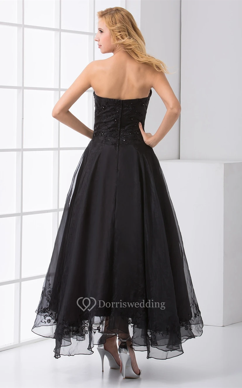 Glam Sleeveless Sweetheart a Line Ankle Length Special Occasion Dresses view 6