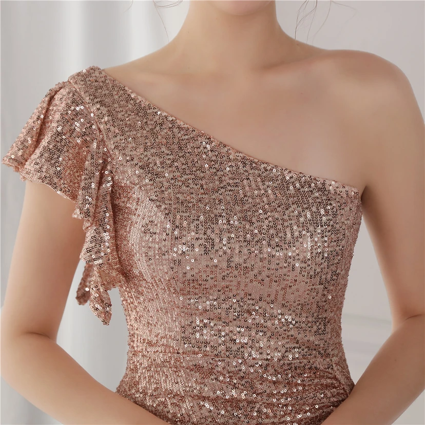 Fairy Dream Celebrity Party Party Evening Sexy Long Slim Toast Bride view 43