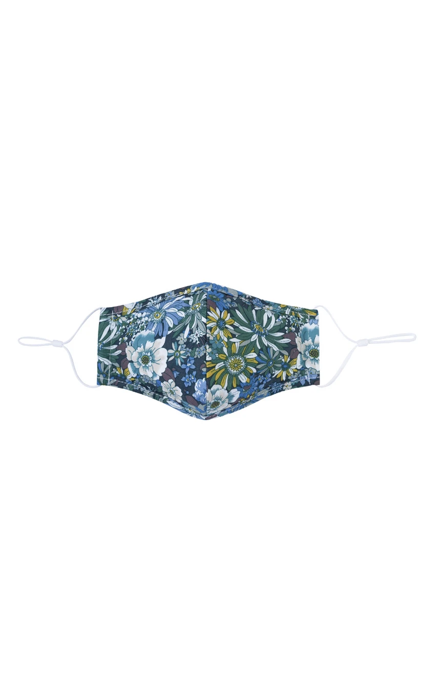 Non-medicial Floral Printed Cotton Washable Face Mask In 4 Colors view 5