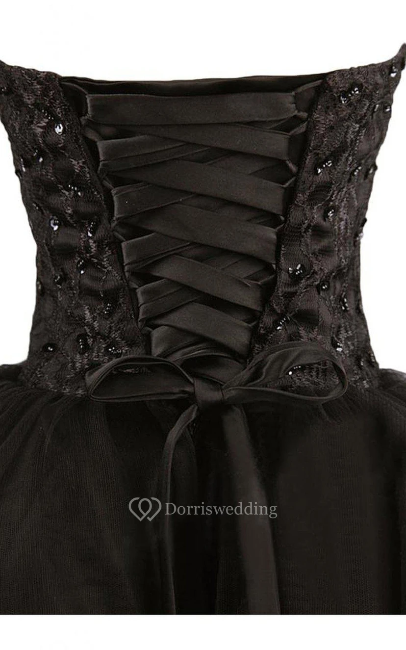 Vestidos cortos negros de graduación | Vestido de fiesta de graduación de talla grande para el baile de bienvenida de 9.º grado view 4