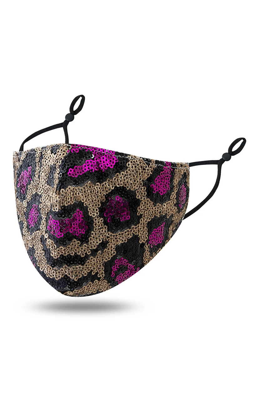 Non-Medical Leopard Print Face Masks view 6