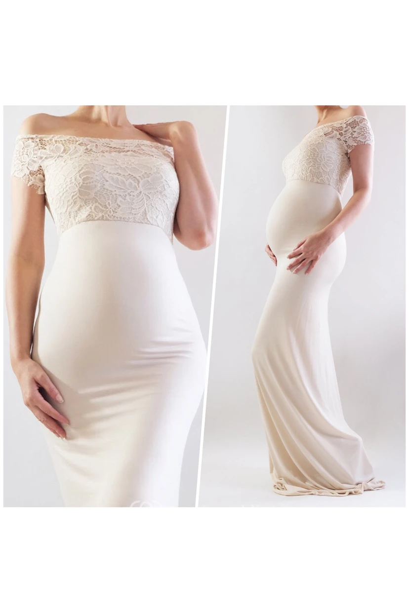 Sheath Illusion Short Sleeve Empire Dress view 3