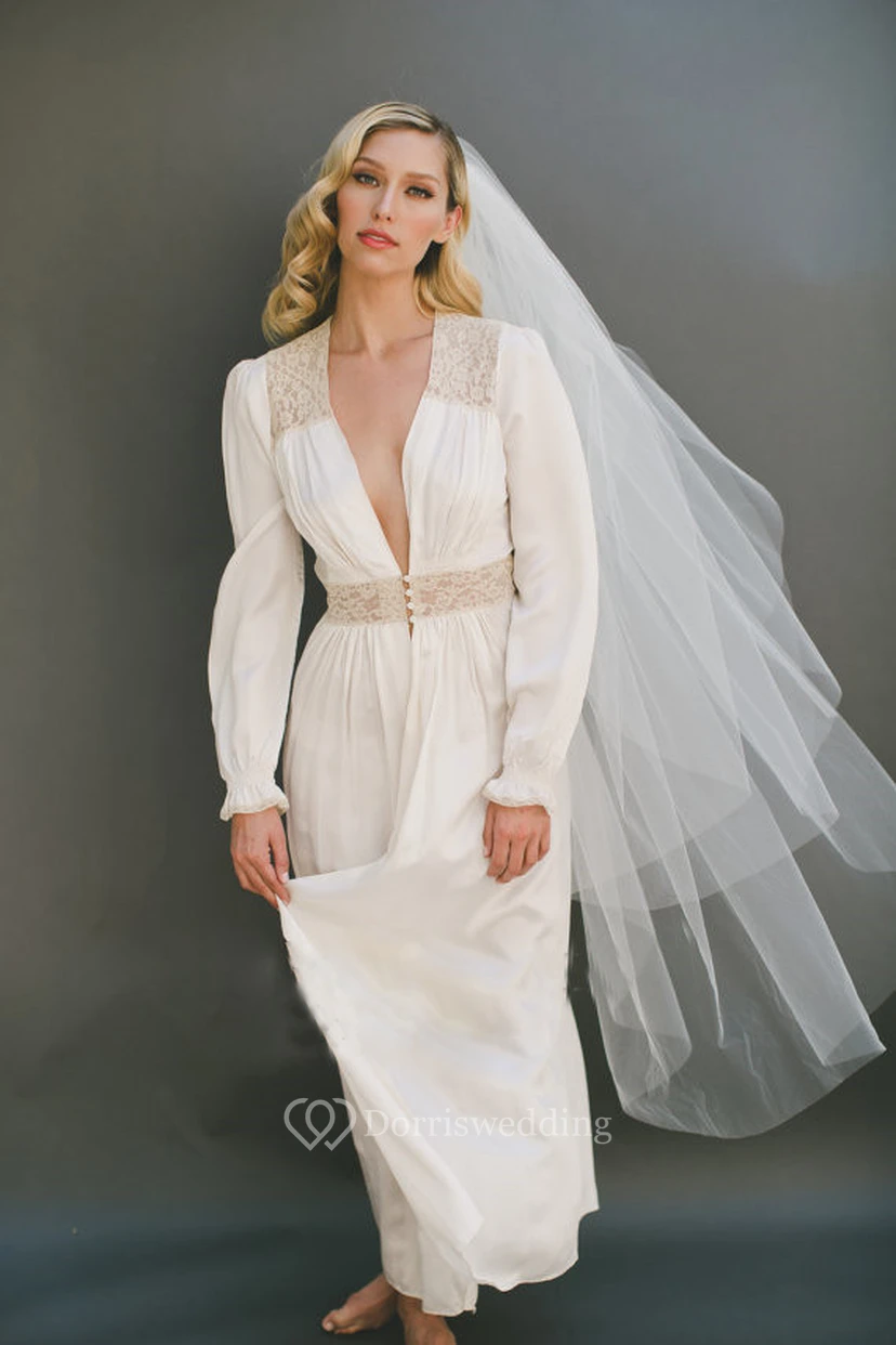 Western Style Double-layer Soft Tulle Wedding Veil