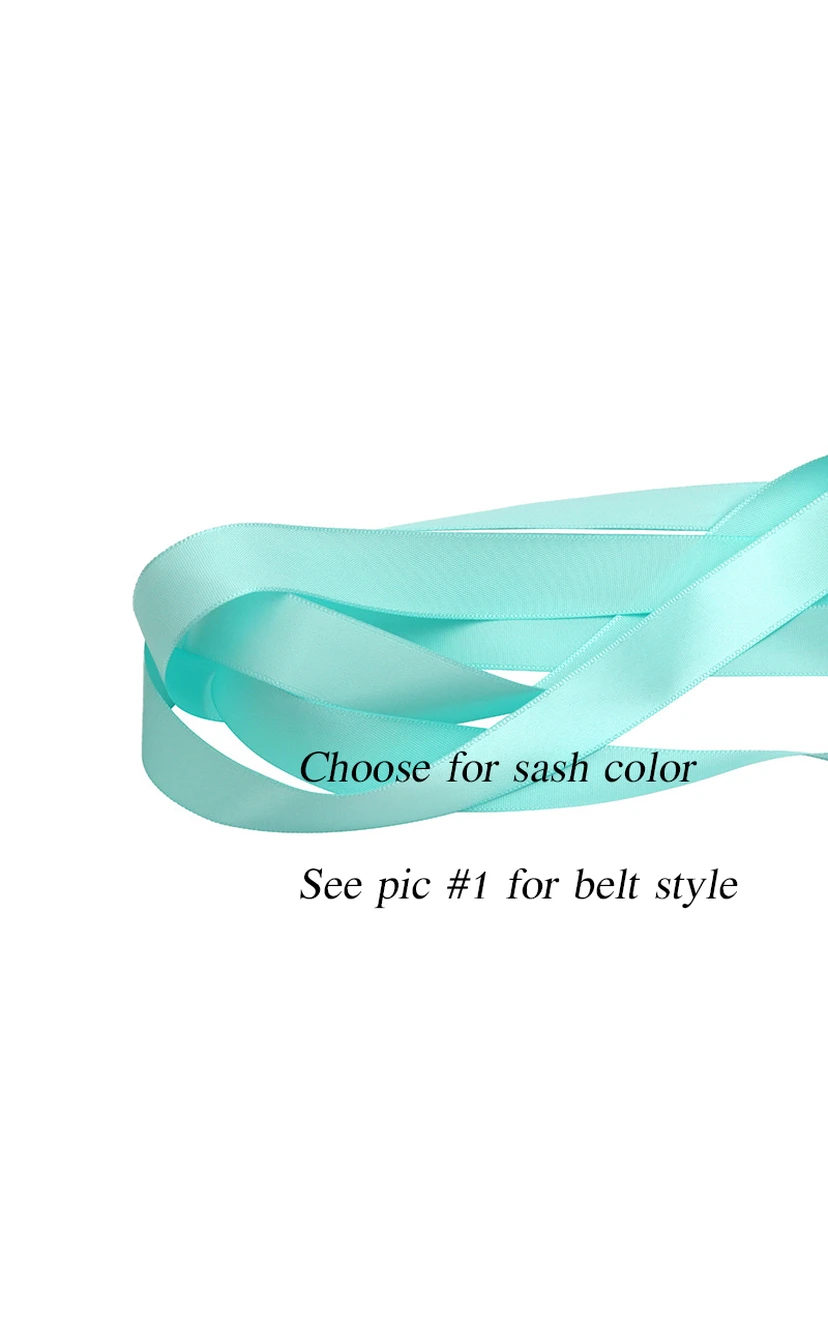 Luxury Tied Belt with Rhinestone view 9