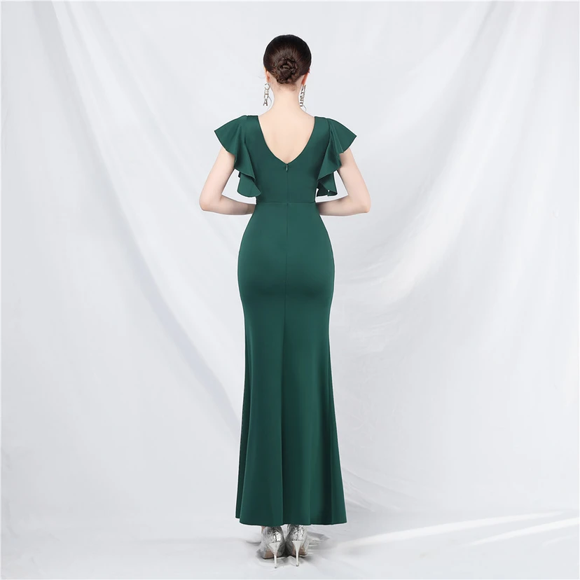 Wedding Celebration Exhibition Car Model Long Dress Skirt view 26