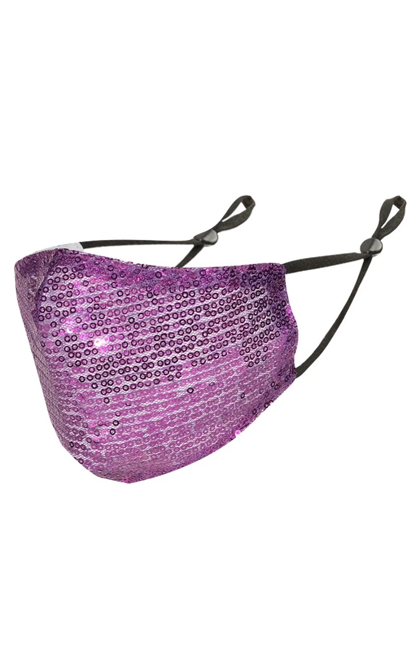 Non-Medical Sequin Face Masks view 7