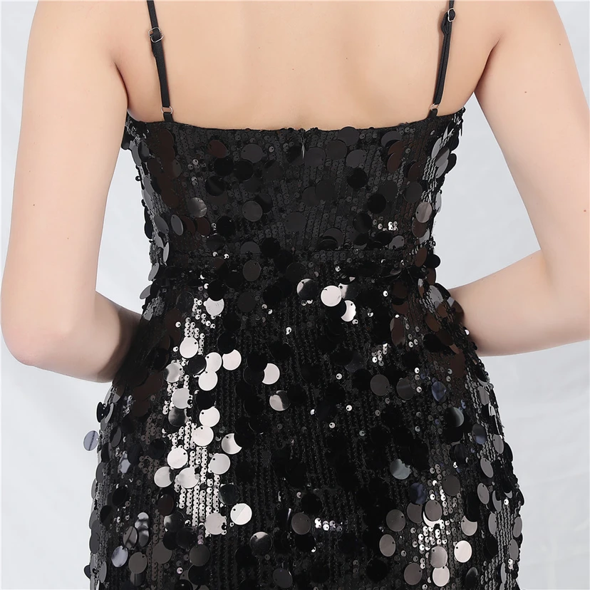 Robe de soirée longue à bretelles haut de gamme view 23