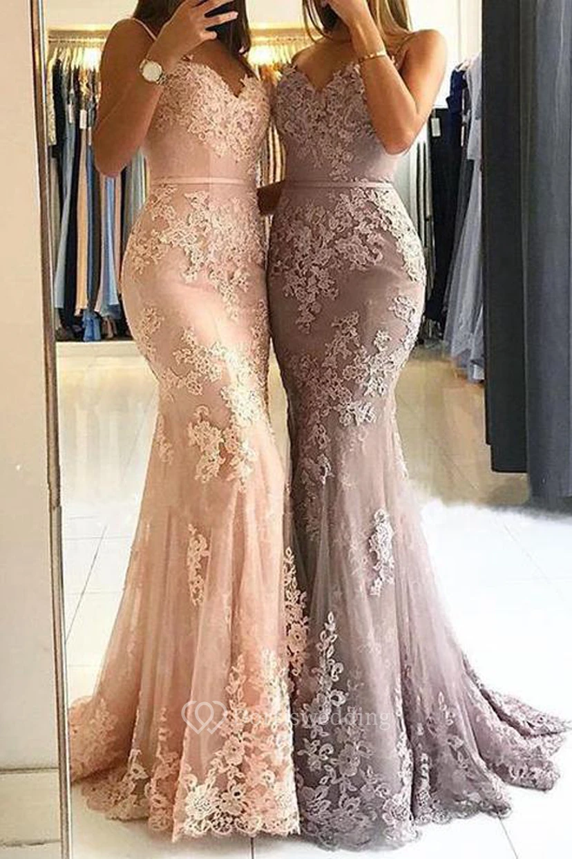 Ballkleid aus Spitze und Tüll, schulterfrei, kurze Ärmel, Reißverschluss