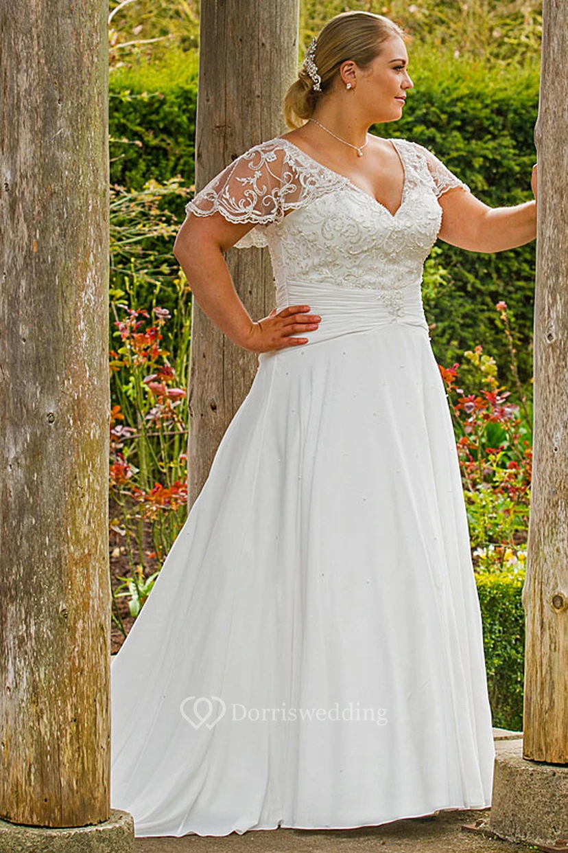 Delicate Iris Wedding Dress Styles