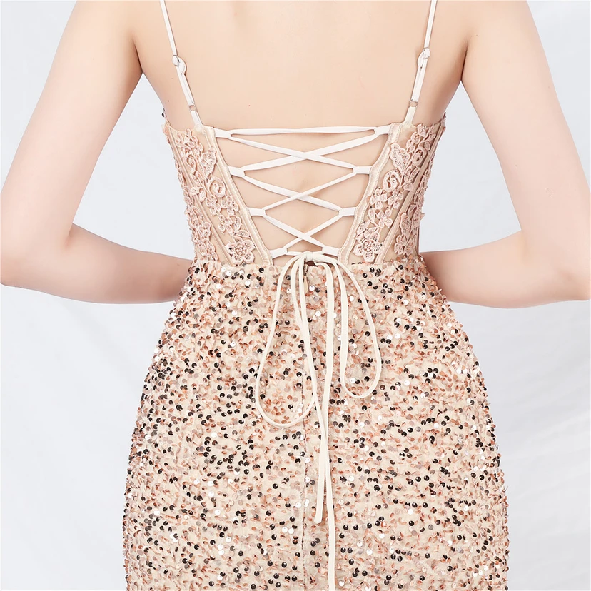 Vestido de noche pesado, estilo palacio, chaleco con diseño de espina de pescado, cintura con bordado de diamantes, flores, hombros descubiertos y tirantes. Vestido de alta gama. view 31