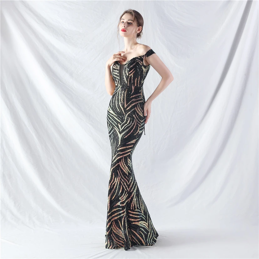 Palace Herringbone Waist Vest High-End Evening Dress view 53