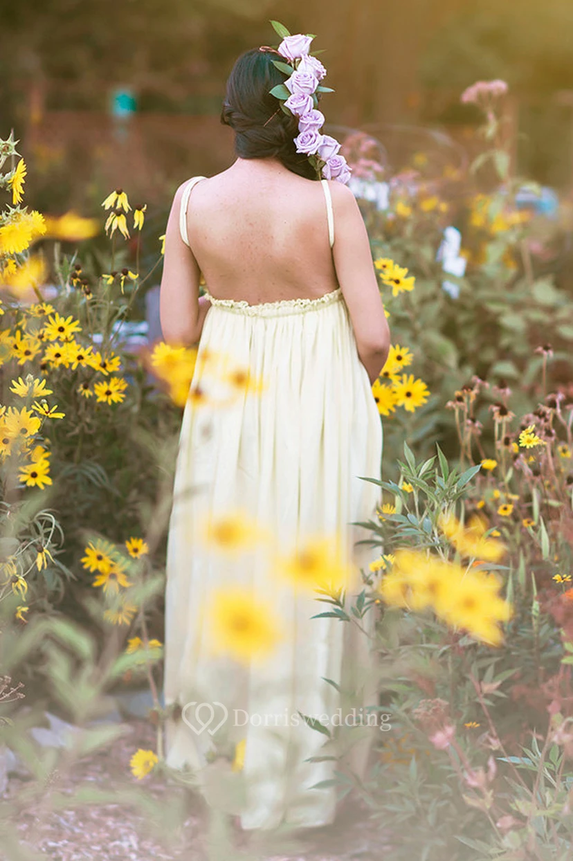 A-line Sleeveless Empire Dress view 2