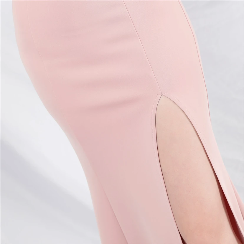 Unique Fashion Flower Design Simple And Elegant One-Shoulder Long Dress High-End Evening Dress view 9