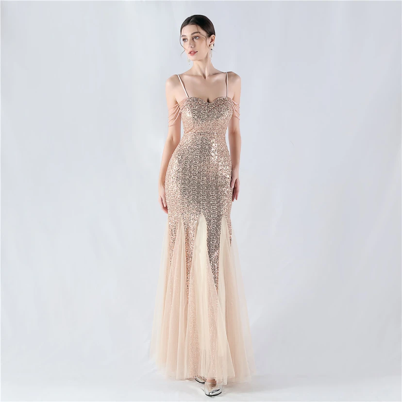 Création de perles, de sequins et de tulle pour une robe de soirée, spectacle, animateur, réunion annuelle view 13